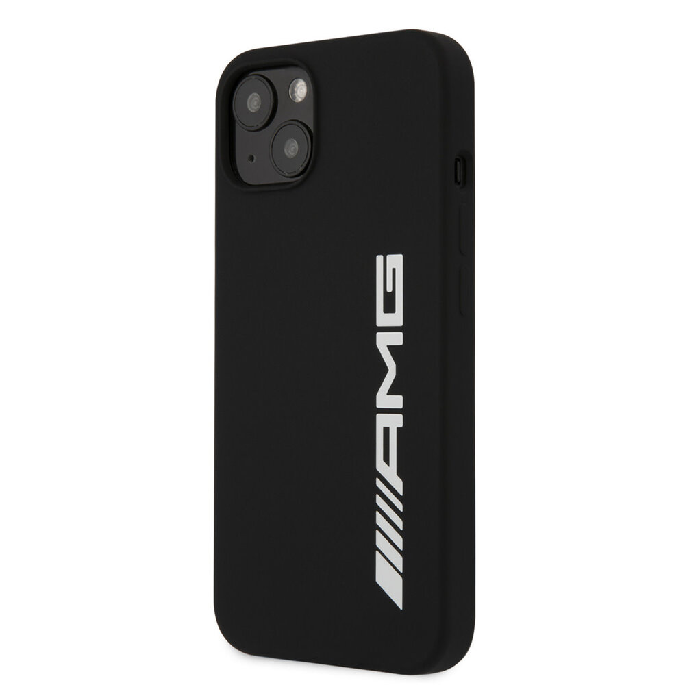 AMG AMG iPhone 13 & 14 Back cover coque - Silicone - Big White Logo - Noir