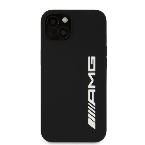 AMG AMG iPhone 13 & 14 Back cover case - Silicone - Big White Logo - Black