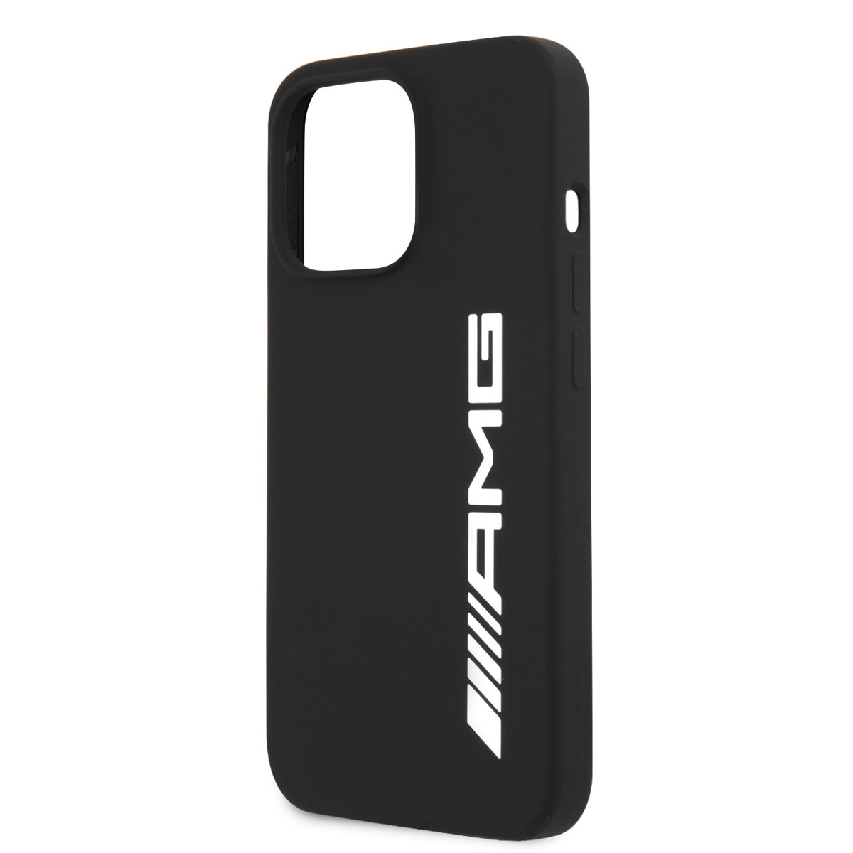 AMG AMG iPhone 13 Pro Backcover hoesje - Silicone - Big White Logo - Zwart, foto 5 van 6