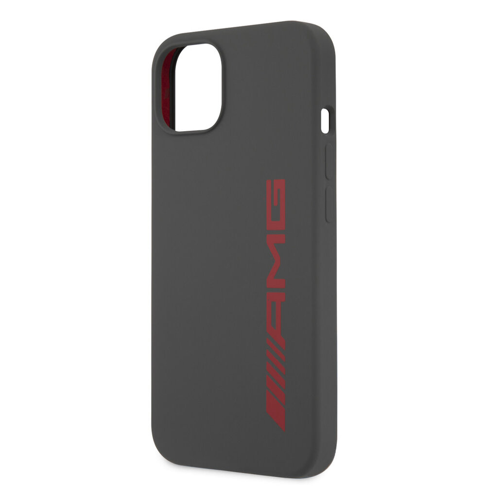 AMG AMG iPhone 13 & 14 Back cover coque - Silicone - Big Red Logo - Gris