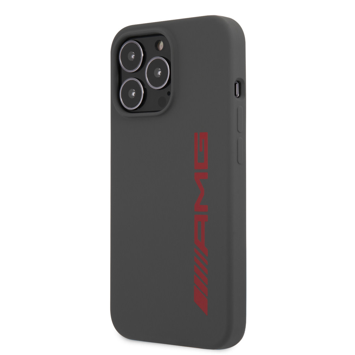 AMG AMG iPhone 13 Pro Max Backcover hoesje - Silicone - Big Red Logo - Grijs, foto 2 van 6