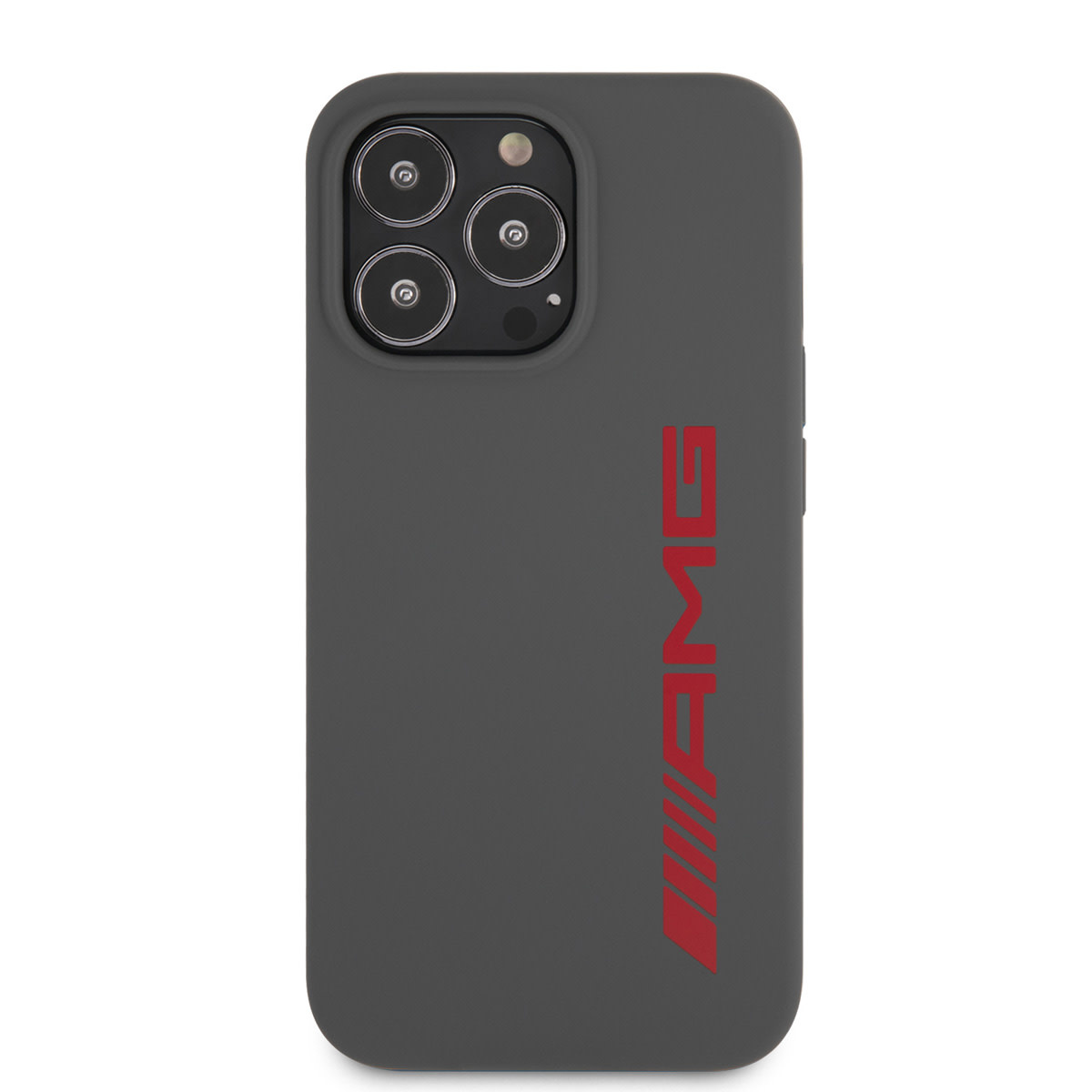 AMG AMG iPhone 13 Pro Max Backcover hoesje - Silicone - Big Red Logo - Grijs, foto 3 van 6