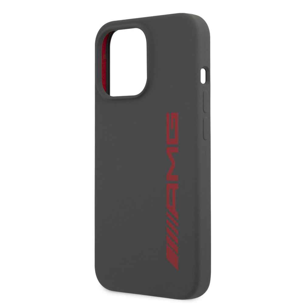 AMG AMG iPhone 13 Pro Max Back cover coque - Silicone - Big Red Logo - Gris