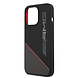 AMG AMG iPhone 13 Pro Back cover coque - Silicone - Two Tones Red Line - Noir