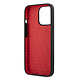 AMG AMG iPhone 13 Pro Back cover case - Silicone - Two Tones Red Line - Black