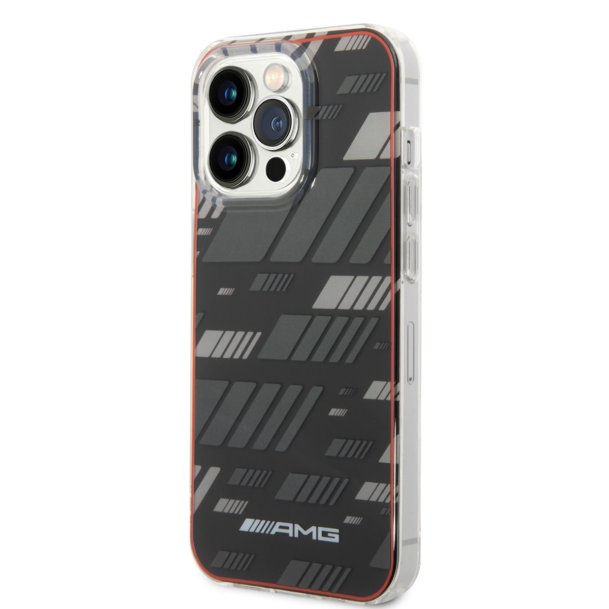 AMG AMG iPhone 14 Pro Backcover hoesje - Double Layer - Expressive Graphic Design - Zwart, foto 2 van 6