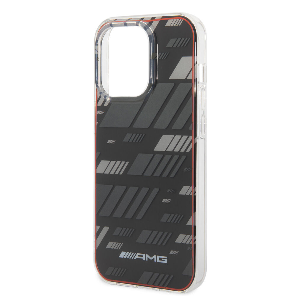 AMG AMG iPhone 14 Pro Backcover hoesje - Double Layer - Expressive Graphic Design - Zwart AMG AMG iPhone 14 Pro Backcover hoesje - Double Layer - Expressive Graphic Design - Zwart