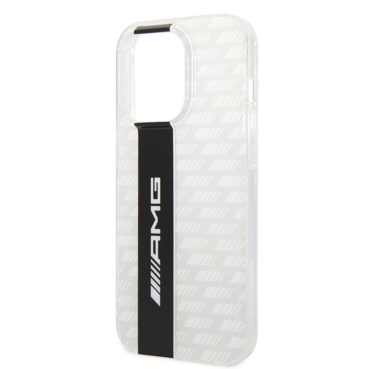 AMG AMG iPhone 14 Pro Backcover hoesje - Double Layer - Carbon Pattern - Wit, foto 5 van 6