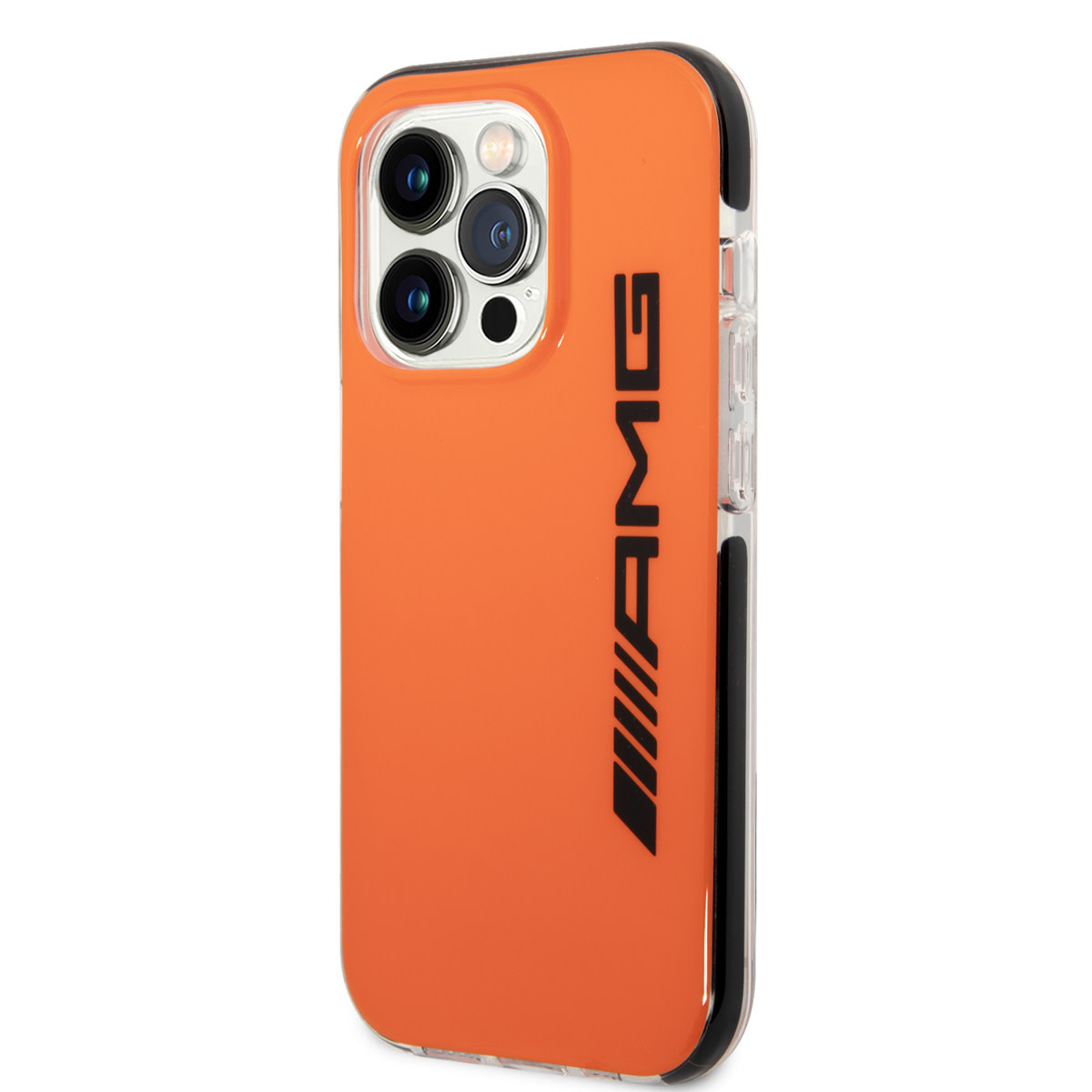AMG AMG iPhone 14 Pro Backcover hoesje - Black Frame - Oranje, foto 2 van 6
