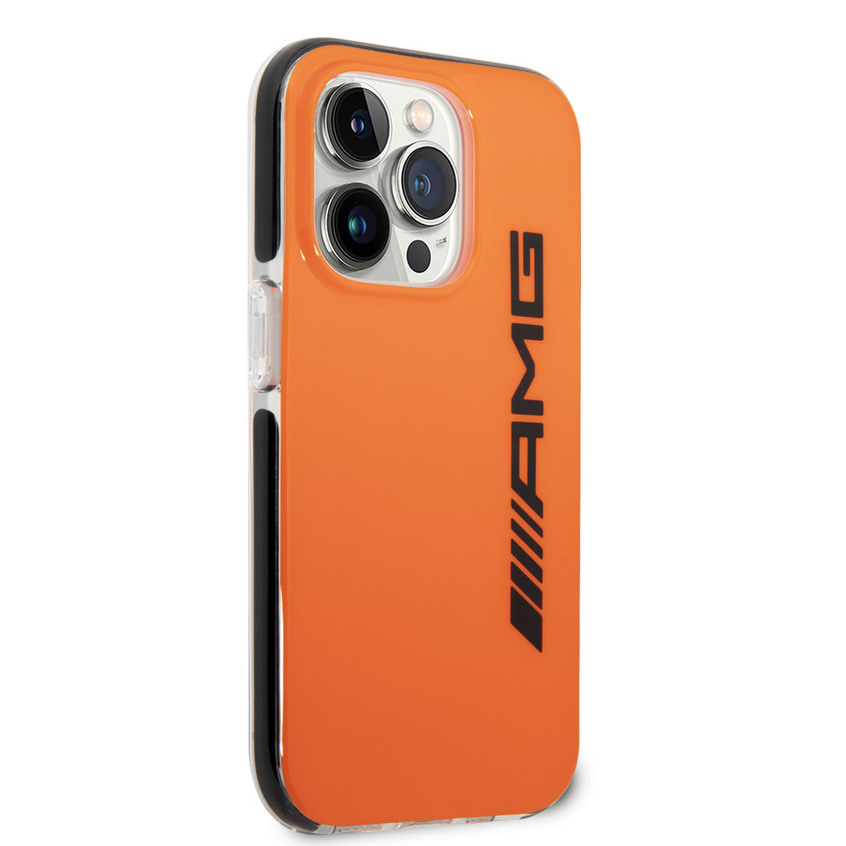 AMG AMG iPhone 14 Pro Backcover hoesje - Black Frame - Oranje, foto 4 van 6