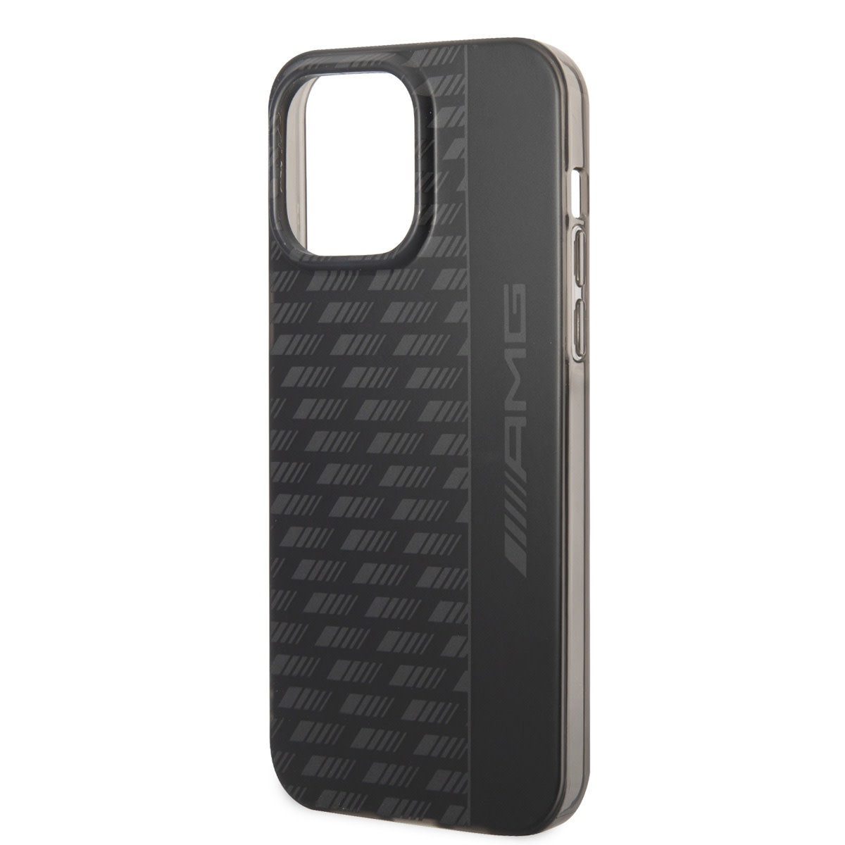AMG AMG iPhone 14 Pro Backcover hoesje - Frosted - Carbon Pattern - Zwart, foto 5 van 6