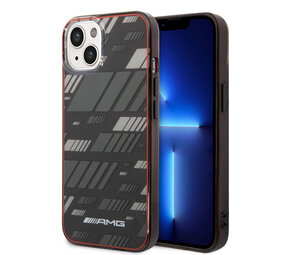 AMG AMG iPhone 14 & 13 Backcover hoesje - Double Layer - Expressive Graphic Design - Zwart AMG AMG iPhone 14 & 13 Backcover hoesje - Double Layer - Expressive Graphic Design - Zwart