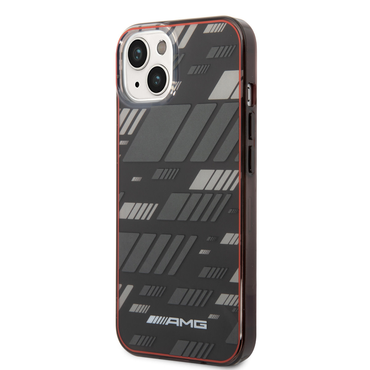 AMG AMG iPhone 14 & 13 Backcover hoesje - Double Layer - Expressive Graphic Design - Zwart, foto 2 van 6