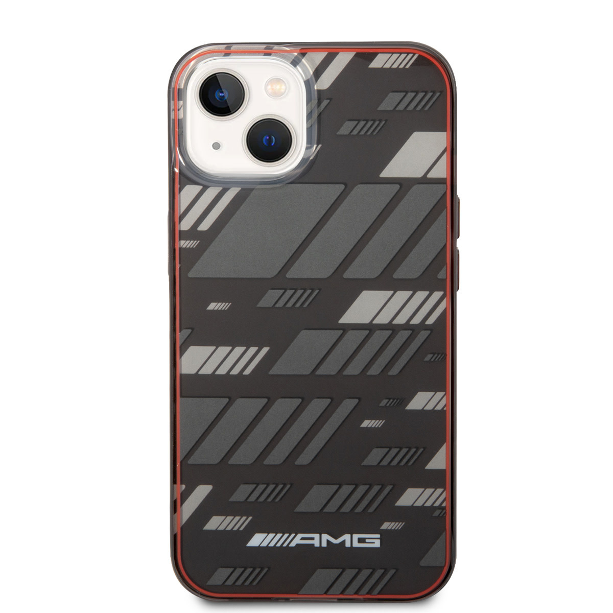 AMG AMG iPhone 14 & 13 Backcover hoesje - Double Layer - Expressive Graphic Design - Zwart, foto 3 van 6