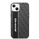 AMG AMG iPhone 14 & 13 Backcover hoesje - Double Layer - Carbon Pattern - Grijs AMG AMG iPhone 14 & 13 Backcover hoesje - Double Layer - Carbon Pattern - Grijs