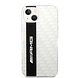 AMG AMG iPhone 14 & 13 Back cover case - Double Layer - Carbon Pattern - White AMG AMG iPhone 14 & 13 Back cover case - Double Layer - Carbon Pattern - White