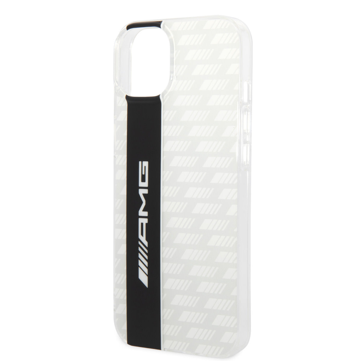 AMG AMG iPhone 14 & 13 Backcover hoesje - Double Layer - Carbon Pattern - Wit, foto 6 van 6