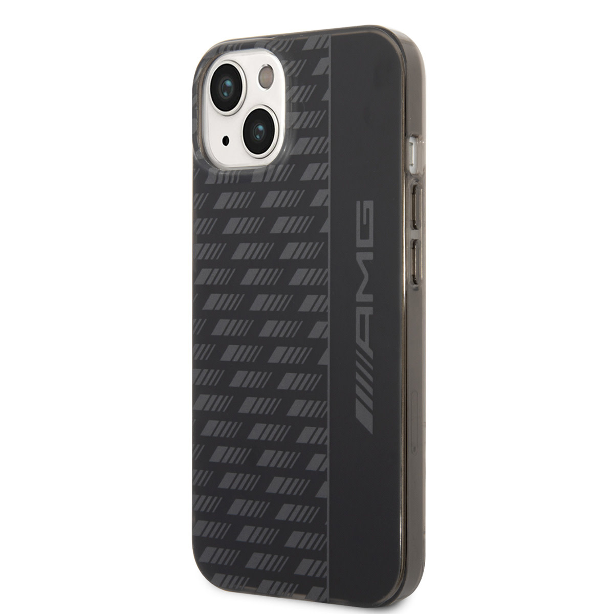 AMG AMG iPhone 14 & 13 Backcover hoesje - Frosted - Carbon Pattern - Zwart, foto 2 van 6