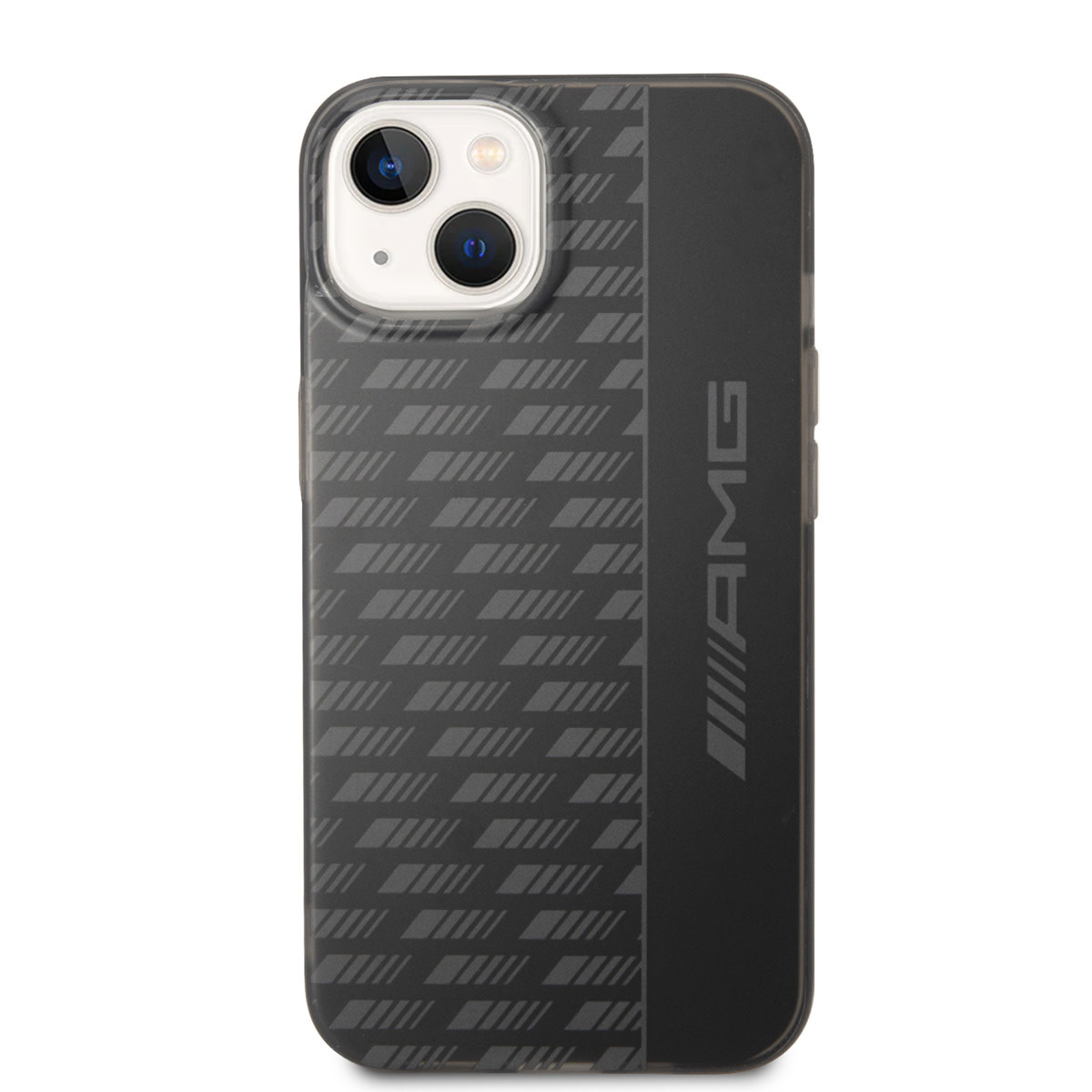 AMG AMG iPhone 14 & 13 Backcover hoesje - Frosted - Carbon Pattern - Zwart, foto 3 van 6
