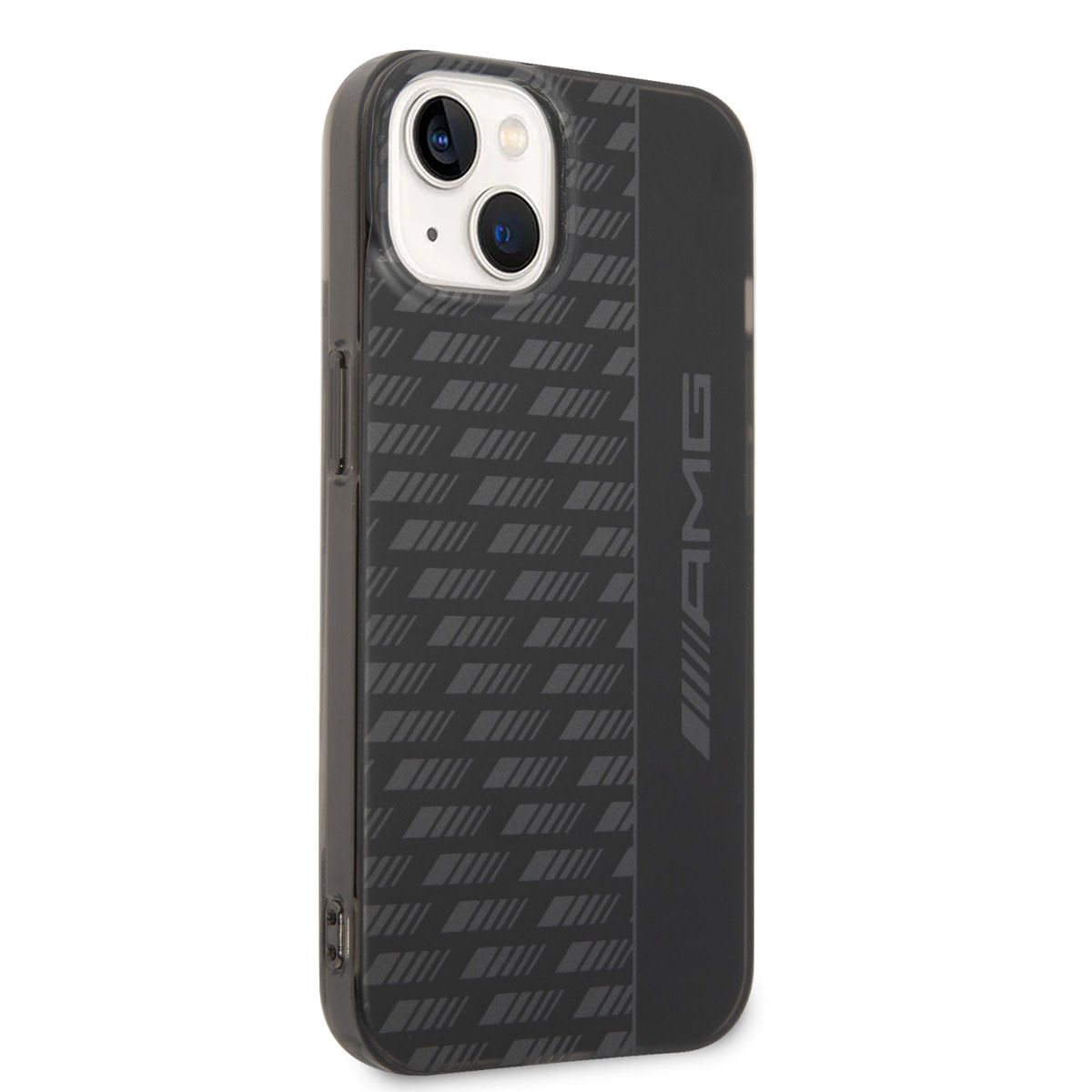 AMG AMG iPhone 14 & 13 Backcover hoesje - Frosted - Carbon Pattern - Zwart, foto 4 van 6