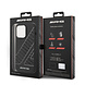 AMG AMG iPhone 14 Pro Max Back cover coque - Double Layer - Checkered Flag Pattern - Noir AMG AMG iPhone 14 Pro Max Back cover coque - Double Layer - Checkered Flag Pattern - Noir