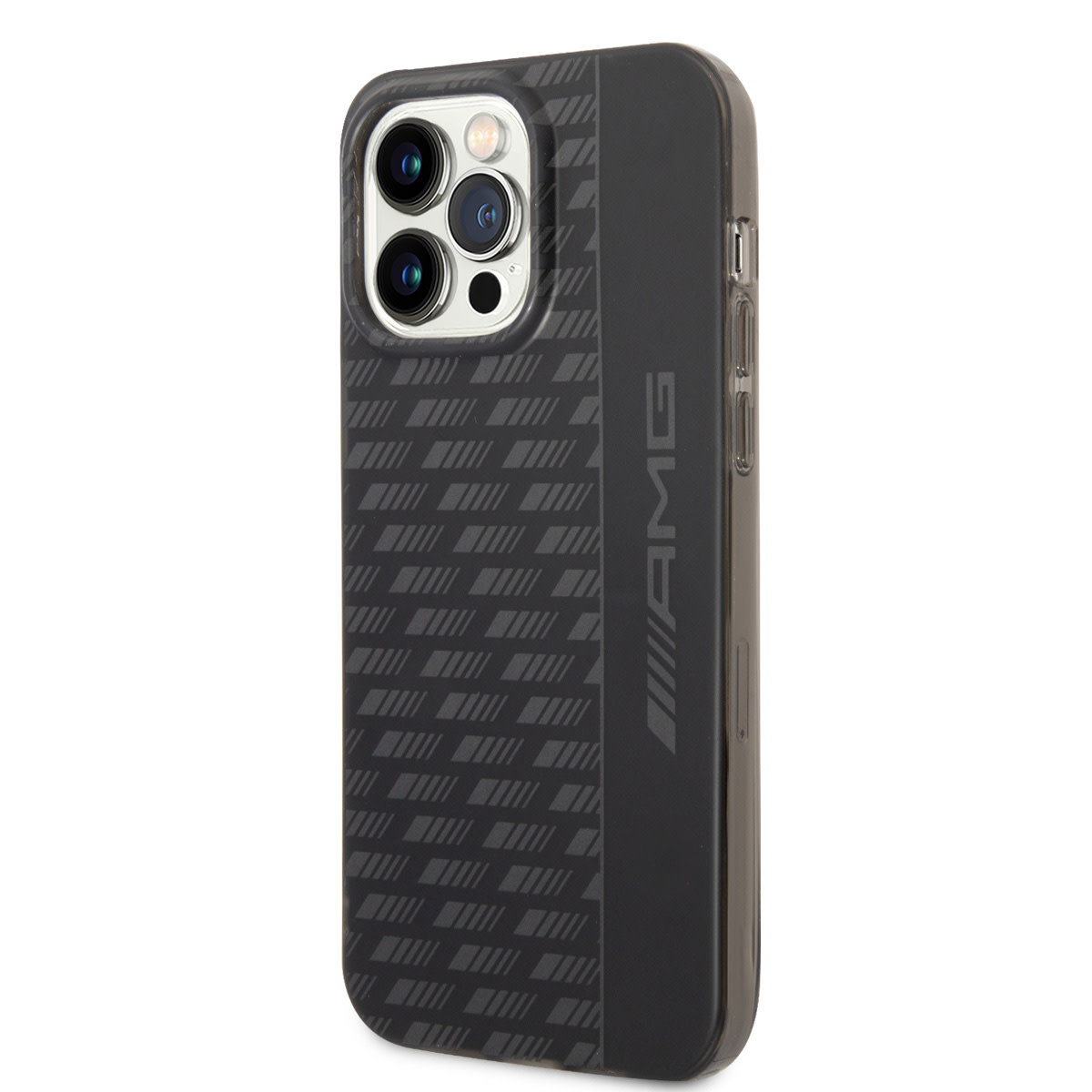 AMG AMG iPhone 14 Pro Max Backcover hoesje - Frosted - Carbon Pattern - Zwart, foto 2 van 6