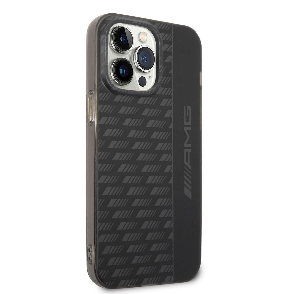 AMG AMG iPhone 14 Pro Max Backcover hoesje - Frosted - Carbon Pattern - Zwart, foto 4 van 6
