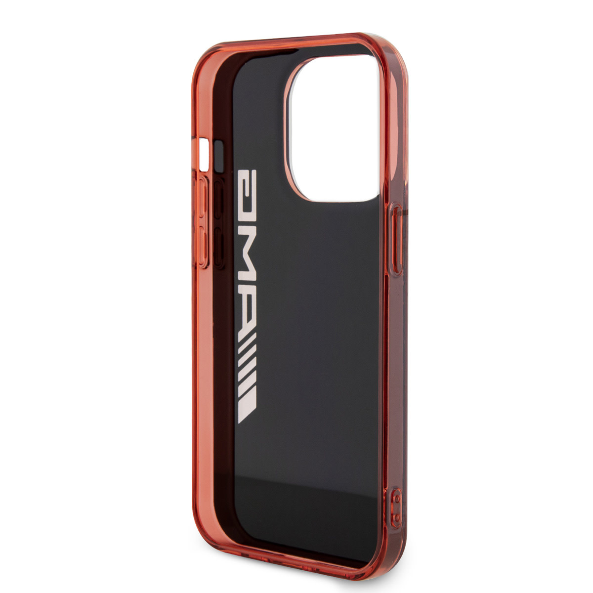AMG AMG iPhone 15 Pro Backcover hoesje - Double Layer - Red Frame - Zwart, foto 6 van 6