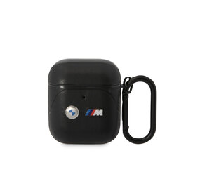 BMW BMW Airpods - Airpods 2 Case - M Case - Curved Line - Zwart BMW BMW Airpods - Airpods 2 Case - M Case - Curved Line - Zwart