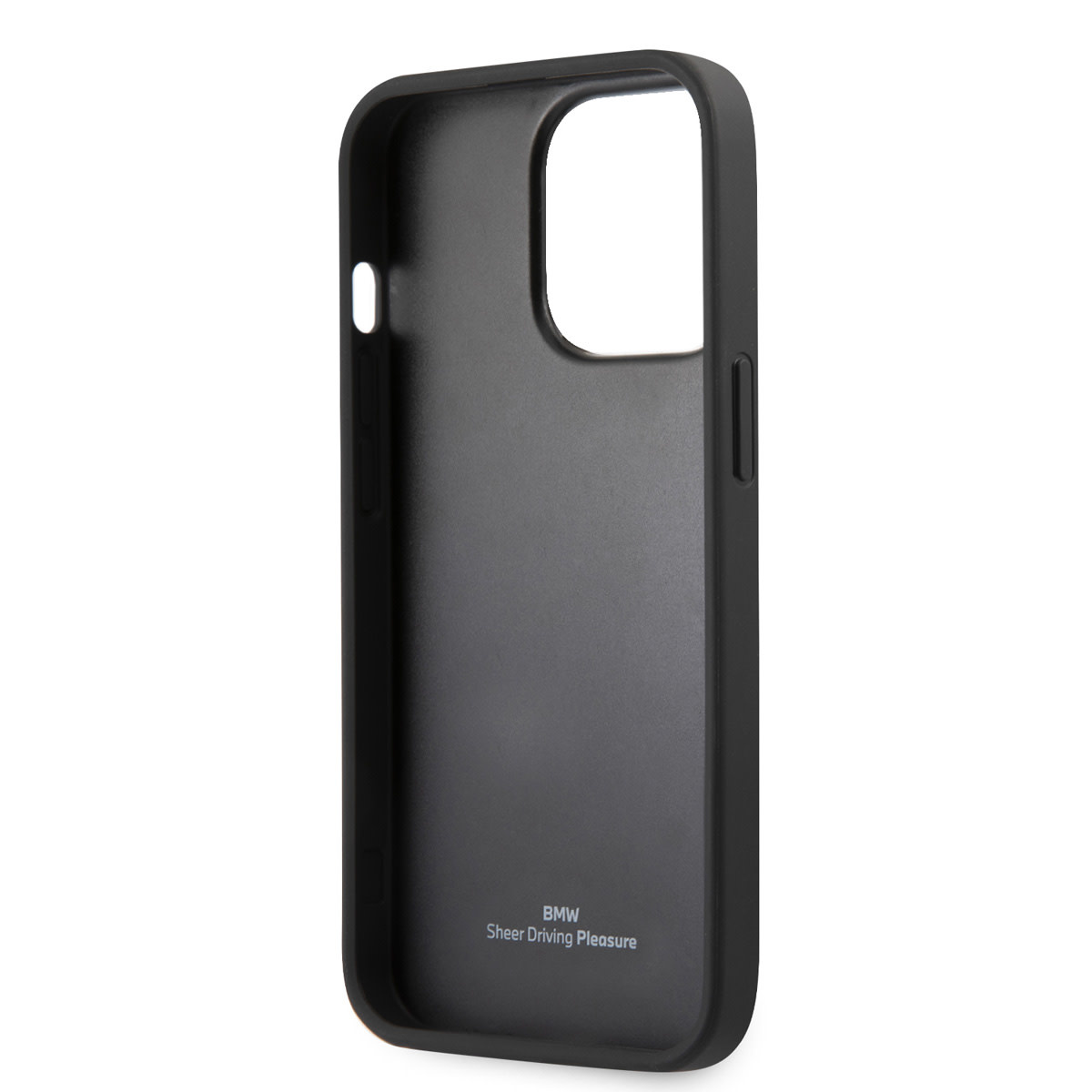 BMW BMW iPhone 13 Pro Backcover hoesje - Leather Signature - Perforated Deboss Line - Zwart, foto 6 van 6