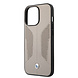 BMW BMW iPhone 13 Pro Backcover hoesje - Leather Signature - Perforated Sides - Grijs BMW BMW iPhone 13 Pro Backcover hoesje - Leather Signature - Perforated Sides - Grijs