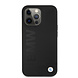 BMW BMW iPhone 13 Pro Back cover case - Silicone - Big Logo - Black