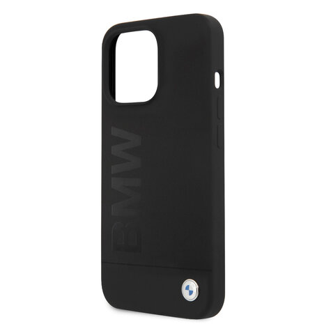 BMW BMW iPhone 13 Pro Back cover coque - Silicone - Big Logo - Noir