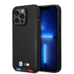 BMW iPhone 14 Pro Back cover coque - Hot Stamp Tricolor - Noir