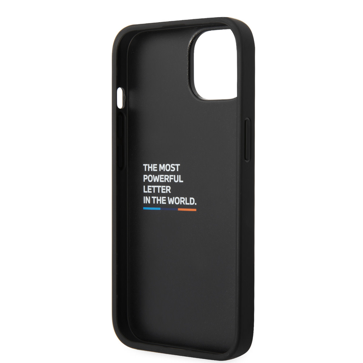 BMW BMW iPhone 14 Plus & 15 Plus Backcover hoesje - Carbon Tricolor Pattern - Zwart, foto 6 van 6