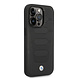 BMW BMW iPhone 14 Pro Max Back-Cover hul - Leather Signature - Perforated Seats Design - Schwarz BMW BMW iPhone 14 Pro Max Back-Cover hul - Leather Signature - Perforated Seats Design - Schwarz
