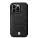 BMW BMW iPhone 14 Pro Max Back-Cover hul - Leather Signature - Perforated Seats Design - Schwarz BMW BMW iPhone 14 Pro Max Back-Cover hul - Leather Signature - Perforated Seats Design - Schwarz