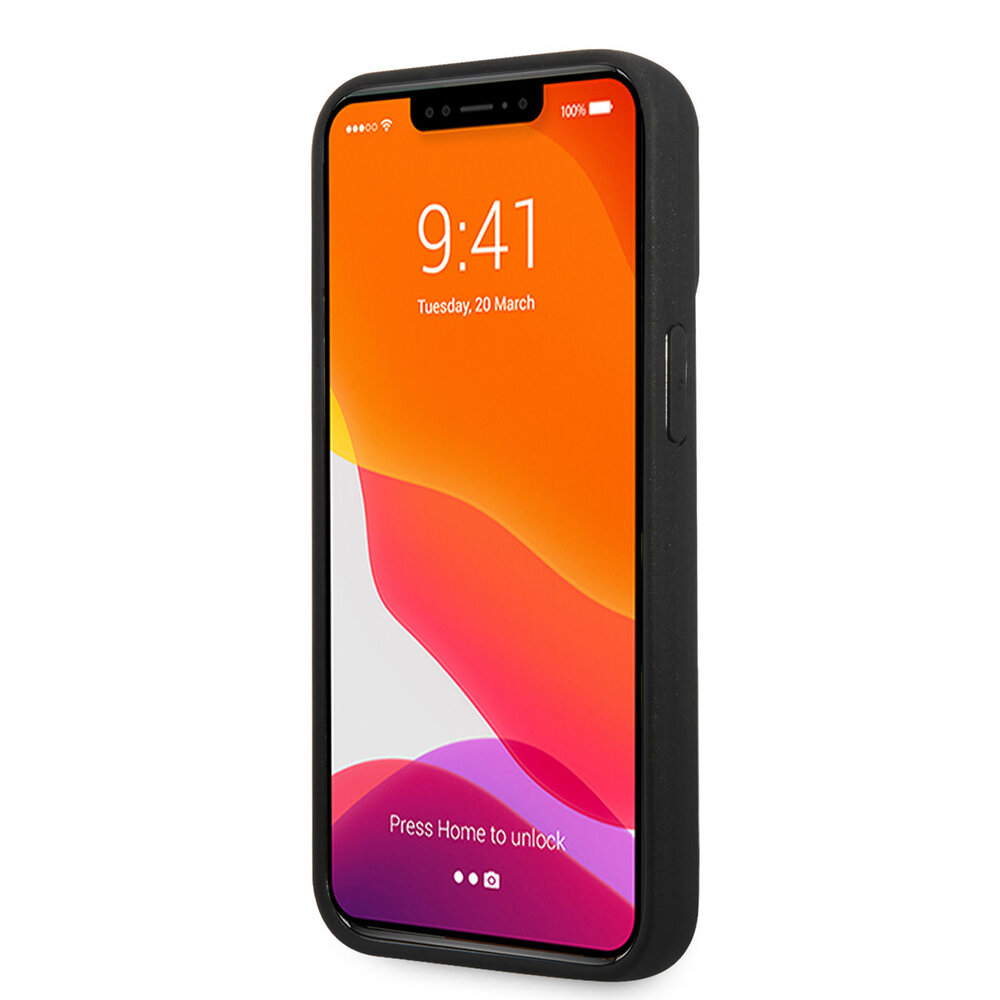 Ferrari Ferrari iPhone 13 Pro Back cover case - Carbon - Metal Logo - Black Ferrari Ferrari iPhone 13 Pro Back cover case - Carbon - Metal Logo - Black