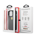 Ferrari Ferrari iPhone 13 Pro Back cover case - Carbon - Metal Logo - Black