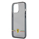 Ferrari Ferrari iPhone 13 Pro Back cover coque - Italia Wings - Black edges - Transparent Ferrari Ferrari iPhone 13 Pro Back cover coque - Italia Wings - Black edges - Transparent