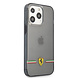 Ferrari Ferrari iPhone 13 Pro Back cover coque - Italia Wings - Black edges - Transparent Ferrari Ferrari iPhone 13 Pro Back cover coque - Italia Wings - Black edges - Transparent