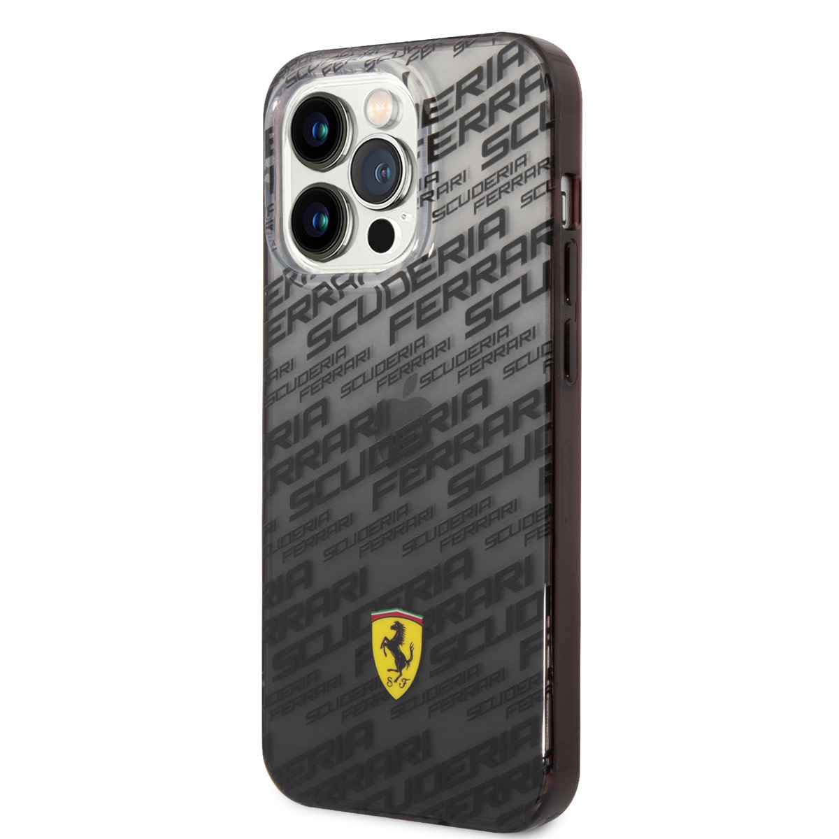 Ferrari Ferrari iPhone 14 Pro Backcover hoesje - SF Allover - Zwart, foto 2 van 6