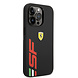 Ferrari Ferrari iPhone 14 Pro Back cover case - Leather - Big SF Logo - Black Ferrari Ferrari iPhone 14 Pro Back cover case - Leather - Big SF Logo - Black