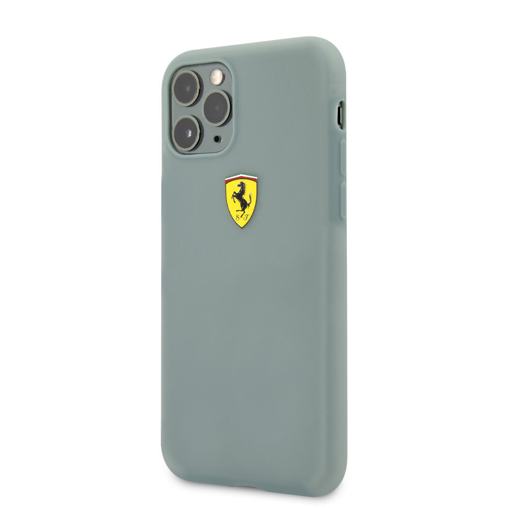 Ferrari Ferrari iPhone 11 Pro Backcover hoesje - Silicone - Printed Logo - Groen Ferrari Ferrari iPhone 11 Pro Backcover hoesje - Silicone - Printed Logo - Groen