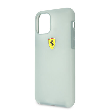 Ferrari Ferrari iPhone 11 Pro Back-Cover hul - Silicone - Printed Logo - Grün Ferrari Ferrari iPhone 11 Pro Back-Cover hul - Silicone - Printed Logo - Grün