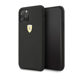 Ferrari Ferrari iPhone 11 Pro Back cover coque - Silicone - Printed Logo - Noir Ferrari Ferrari iPhone 11 Pro Back cover coque - Silicone - Printed Logo - Noir