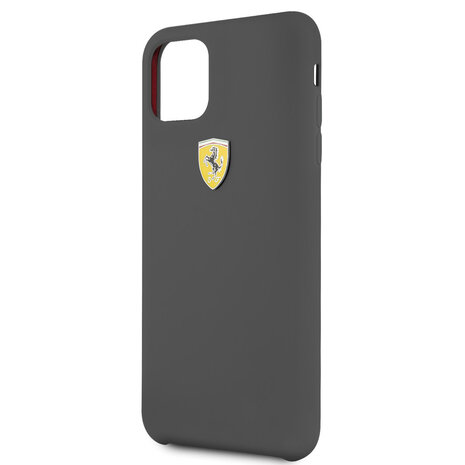 Ferrari Ferrari iPhone 11 Pro Max Back cover coque - Silicone - Printed Logo - Noir Ferrari Ferrari iPhone 11 Pro Max Back cover coque - Silicone - Printed Logo - Noir