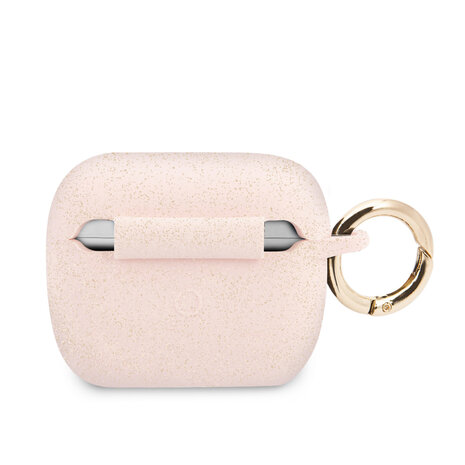 Guess Guess Airpods Pro Case - Silicone With Ring - Rose