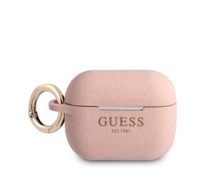 Guess Guess Airpods Pro Case - Silicone Glitter - Rose