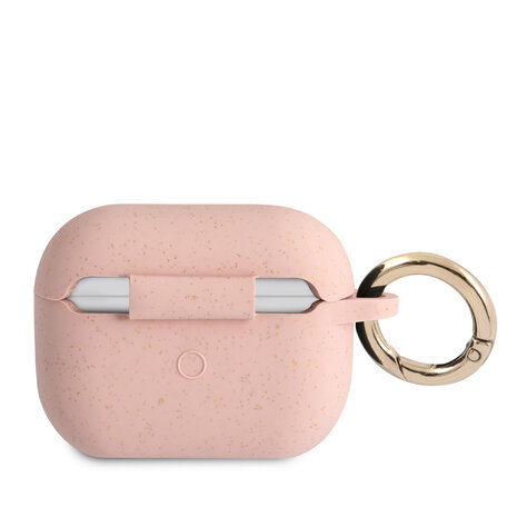 Guess Guess Airpods Pro & Pro 2 Case - Silicone Glitter - Pink